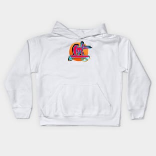 skate dog Kids Hoodie